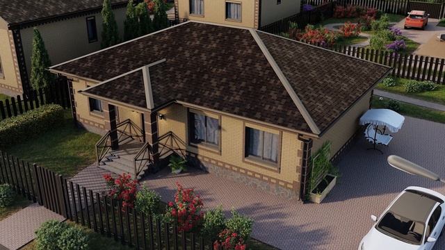 Цена строительства дома под ключ в 2022 году! Одноэтажный дом 105 м2 с отделкой и коммуникациями
