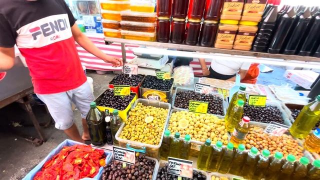 АЛАНЬЯ РЫНОК. Дешевые цены на продукты в Турции #shopping