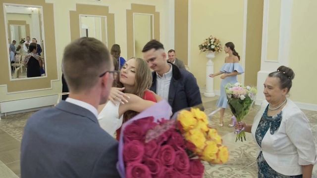 Съемка видео в ЗАГСе Калининском районе. Роспись в ЗАГСе Артём и Юлия