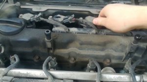 Проверка поршневой путем отключения катушек зажигания на Santa fe 2 G4KE 2011 года