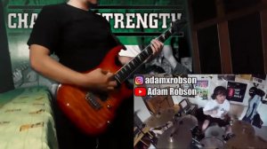 Guitar Play Along to Chain Of Strength - Never Understand (Drum Cover Video by Adam Robson)