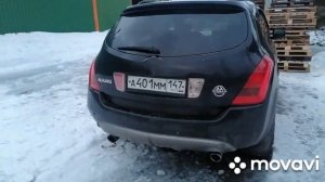 Ниссан Мурано замена ламп задних Поворотников и кастом подсветки селектора..mp4