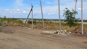 бетонируем столбы для навеса, день пятый