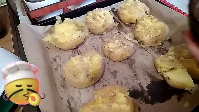 Битый картофель/такой картофель вы ещё не ели, очень вкусный. #картофель #битые #вкусно #вдуховке