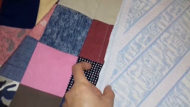 #401. Часть2. ЛОСКУТНОЕ ОДЕЯЛО, шью! Оформляю край и тыльную сторону одеяла. смотреть онлайн