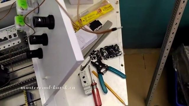 Монтаж СТ камеры для мяса №1  Часть 3  Щит управления