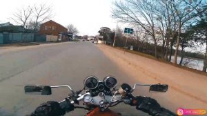 SUZUKI GSF400 Bandit. Как ездить на мотоцикле с двойкой? Еду менять звезды. Бернаут!