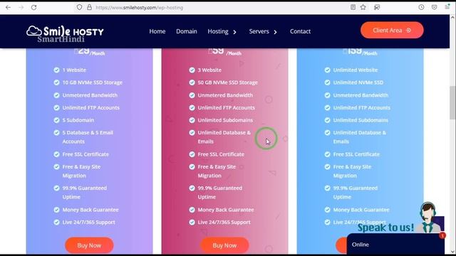 Rs.12 Cheap WordPress Hosting | Cheap Price WordPress Hosting | Smilehosty Review - SmartHindi