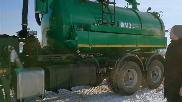 Видео-обзор вакуумной машины МВ-10ОД на шасси КАМАЗ-65115 смотреть онлайн