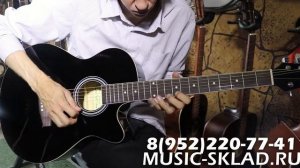 Обзор акустической гитары Martinez W91C BK