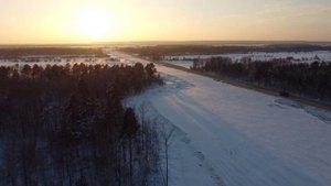 Новый Сургутский мост через Обь (декабрь 2022)