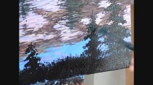 Видео 5 части 20, как рисовать горы и озеро с акрилом