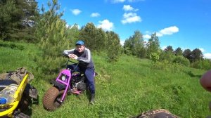 На испытания в лес на мотовездеходах SnowReg