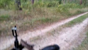 Самодельный трайк из бензопилы. Выезд в лес