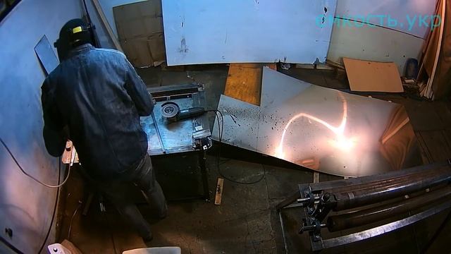 Канистра из нержавейки 10 литров, TIG сварка аргоном смотреть онлайн