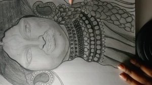 maaDurga pensil art !! Durga ma drwing with pencil!! @situ5 #viralvideo #drwing #art