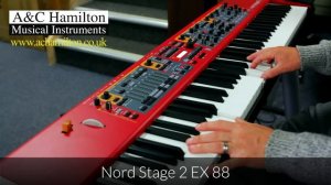 NORD Stage 2 EX 88 vs. Roland RD-800 - Product Comparison - A&C Hamilton