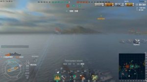World of Warships Хабаровск Обзор Боя | Хабаровск - эсминец 10 уровня.(Без Озвучки)