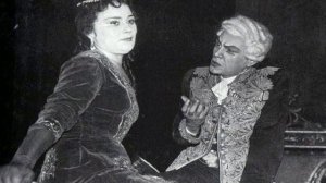 Muslim Magomaev and Maria Bieshu in "Tosca" by G.Puccini