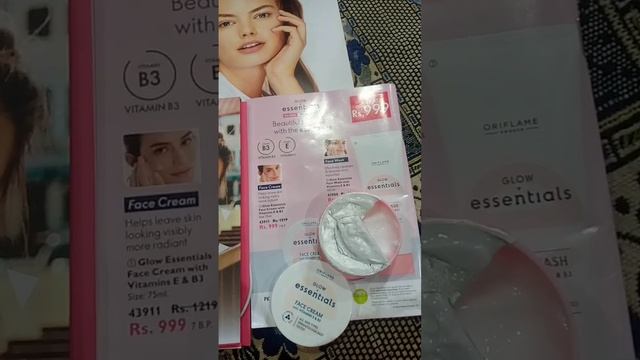 #like #bhot essential glow face cream Oriflame vitamin E & B3