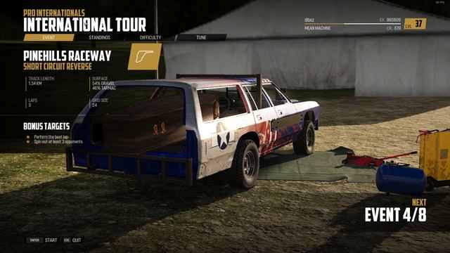 How to get 3 spin outs in wreckfest