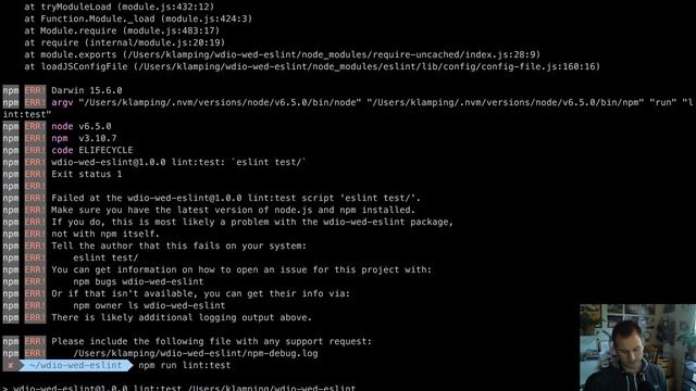 ESLint for syntax validation - WebdriverIO Wednesdays