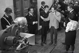 Съемка фильма "Щит и меч". 1955 год. Калининград