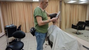 Первое видео для RUTUBE. 
Мужская стрижка