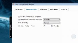 TaGo-fences 2.5 Desktop enhanced freeware