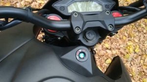 Про посадку на мотоцикл Tekken 250 и функцию автозапуска с брелка