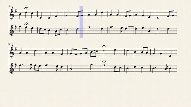 Flow Gently Sweet Afton - Recorder Duet смотреть онлайн