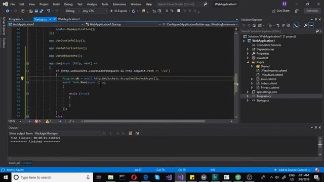 Web socket basics in .net core 3.0 part 2 смотреть онлайн
