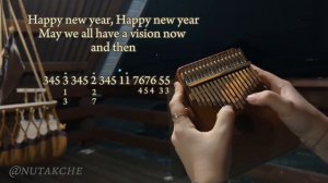 ABBA — Happy New Year (калимба + табы) ☃️ #kalimba #cover #разбор #табы #tabs