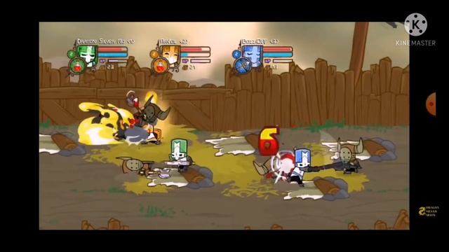 Все персонажи Castle Crashers. смотреть онлайн