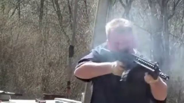 Saiga 12, автоматический огонь смотреть онлайн