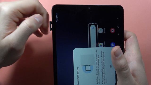 SAMSUNG Galaxy Tab A9: Insert SD Memory Card - Install micro SD Card #taba9