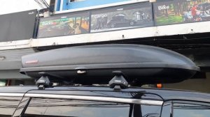 กล่องสัมภาระบนหลังคา YAKIMA RoofBox SKYBOX 21 ติดตั้ง Toyota Alphard อัลพาร์ด ที่ใส่ของบนหลังคา