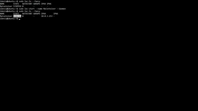 Основы использования  LXC (Linux Containers)