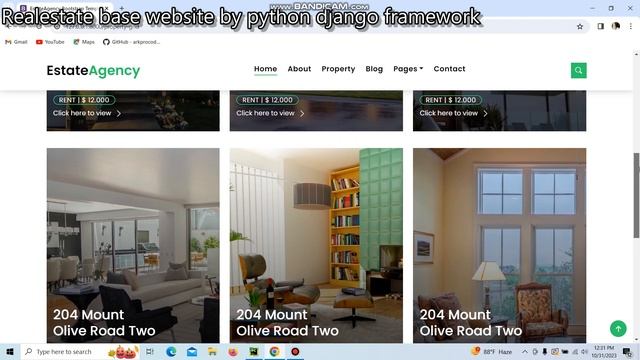 How to create Realestate Base Website in Python Django Framework