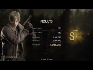 Resident Evil 4(2023) The Mercenaries | LEON - VILLAGE| S++ 1.505.260