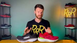 Hoka Bondi 8 vs Nike ZoomX Invincible Run Flyknit 2