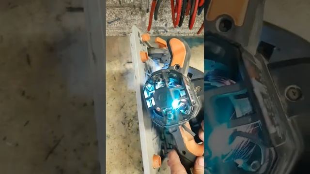 When You see the blue flash, you know it's cooked. #tools #powertool #tool #evolution #motorfail