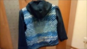 Курточка в технике синель.