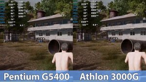 AMD Athlon 3000G vs. Intel Pentium G5400 Comparison in Games