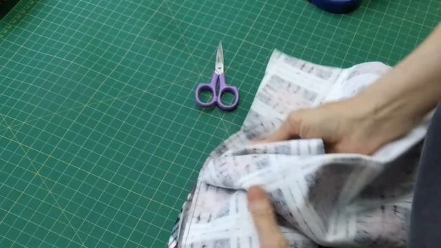 Обработка разреза рукава.