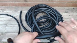 Армированный резиновый шланг для полива