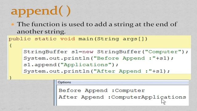 StringBuffer Functions in Java | String Manipulation | ICSE Syllabus