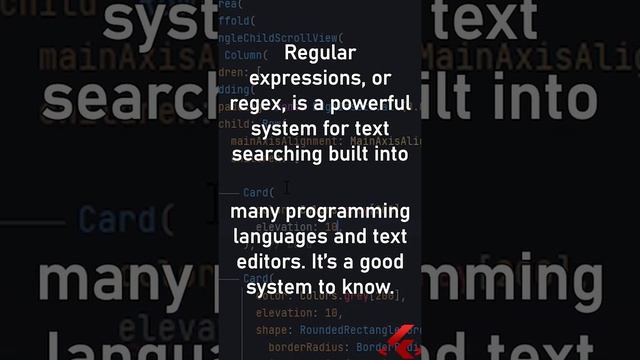 What is RegEx ?