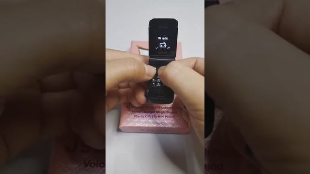 Mini Filp Mobile Phone Bluetooth FM Мини Телефон Ссылка в комментариях/Product link in comments