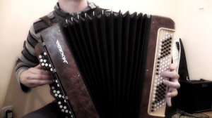 "Сердце кровью обливается" (на баяне)
